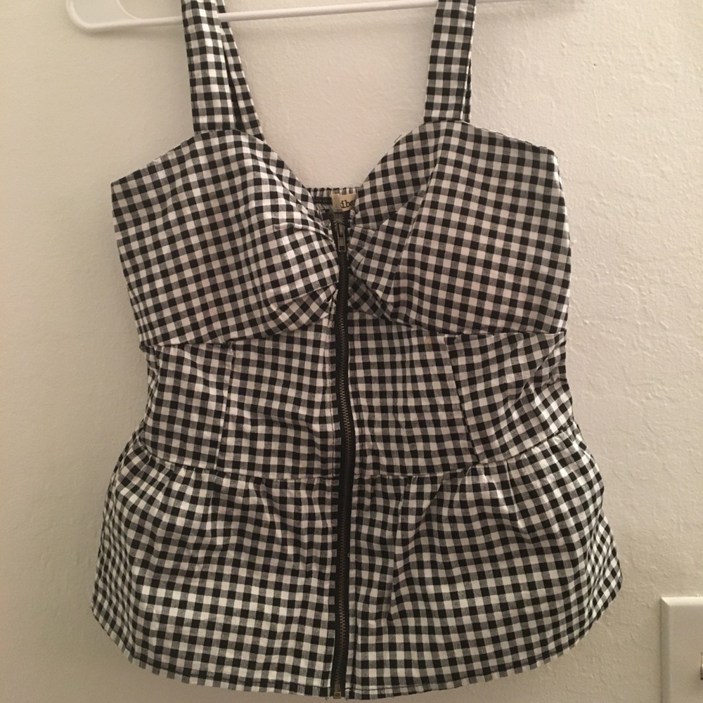 Liberty Love Checkered Top